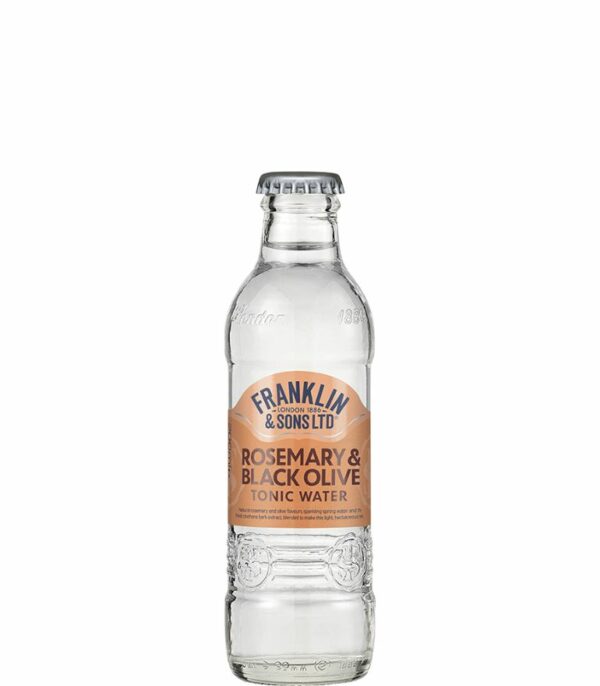 Franklin & Sons Rosemary & Black Olive Tonic Bottle 20cl X 24