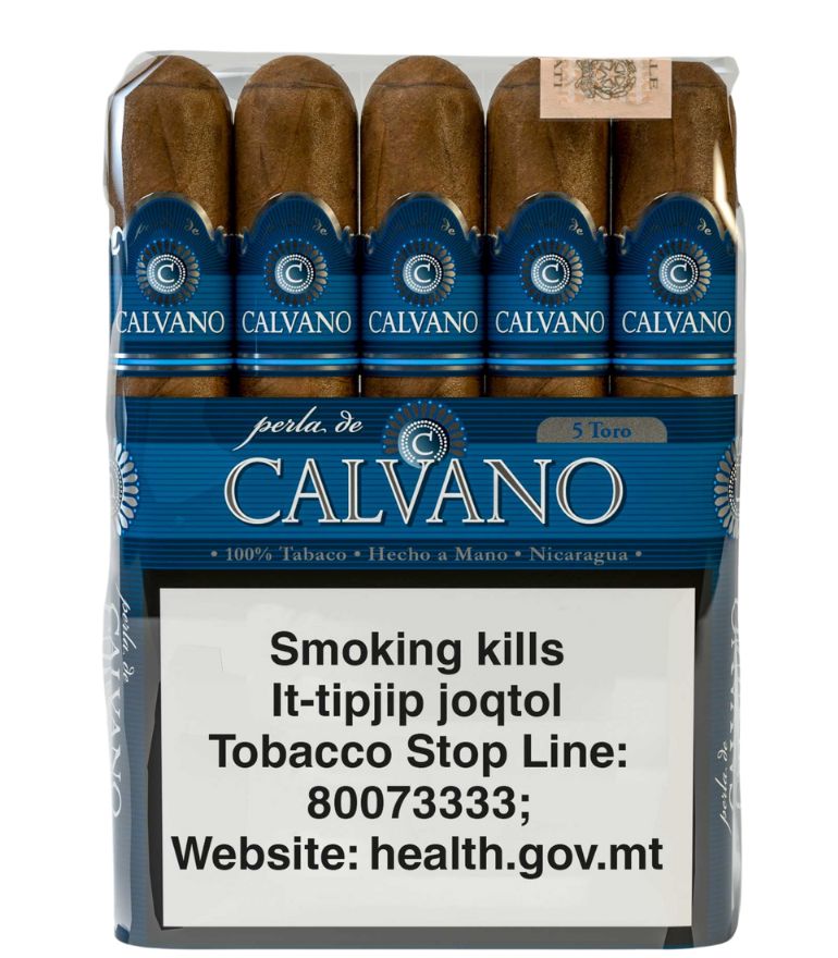 Perla De Calvano Toro (1 pack of 5 cigars)