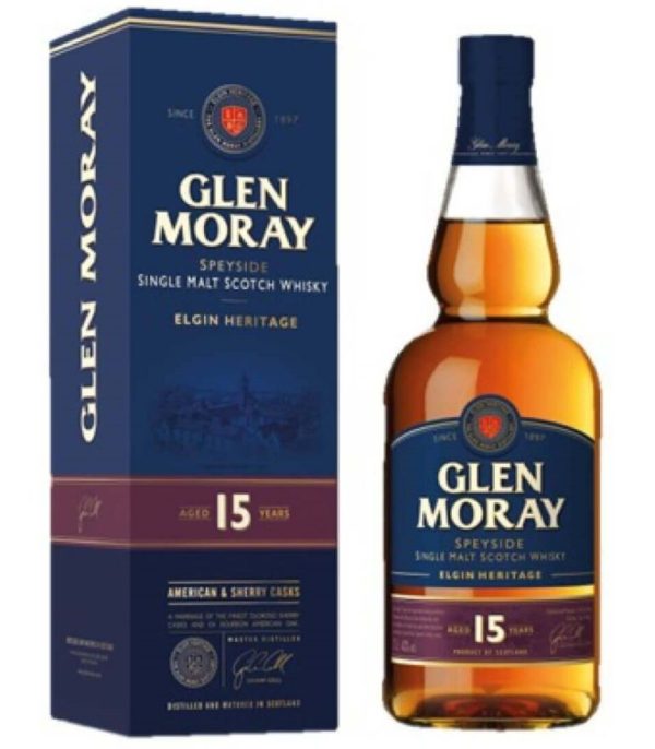 Glen Moray Single Malt Whisky 15Yrs 70cl