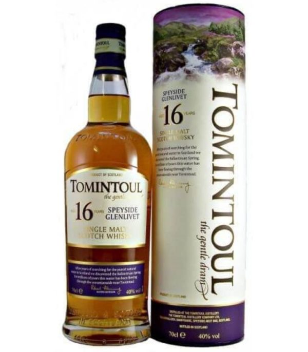 Tomintoul Single Malt Whisky 16Yrs 70cl