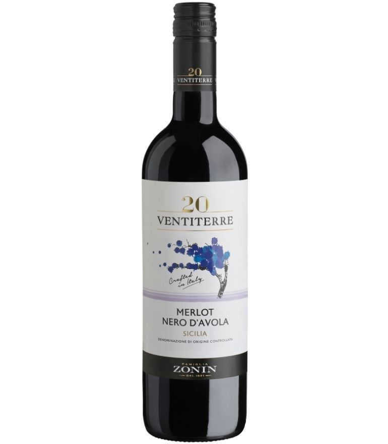 Zonin Regions Ventiterre Nero D'Avola Merlot 75cl