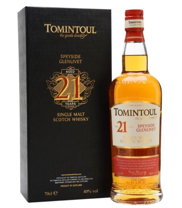 Tomintoul Single Malt Whisky 21Yrs 70cl