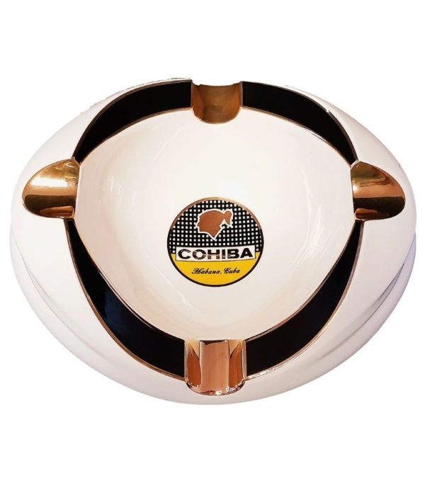 Cohiba Premium 4 Puros Porcelain Ashtray