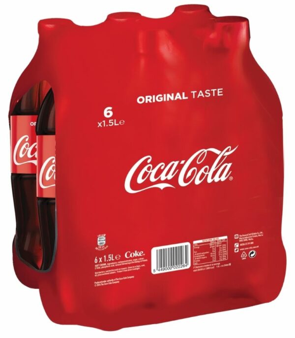 Coca Cola 1.5 Litre PET x 6