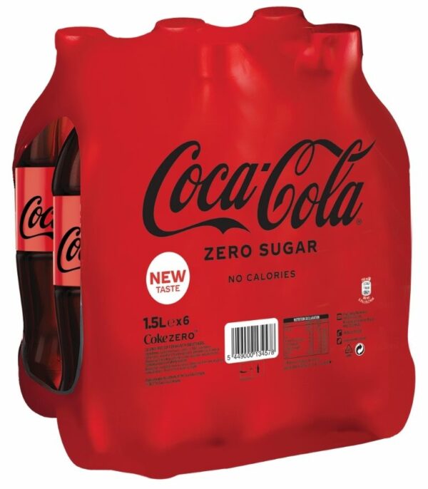 Coca Cola Zero 1.5 Litre PET x 6