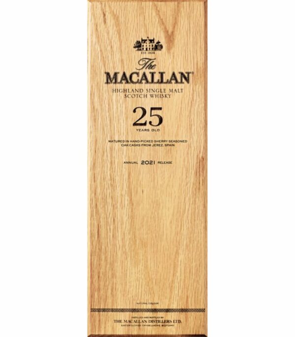 The Macallan 25Yrs Sherry Oak 2021 Release 70cl - Image 2