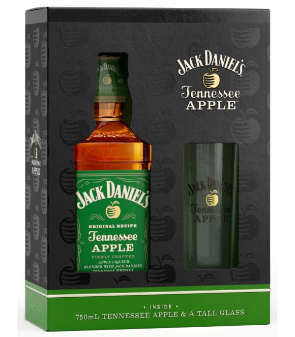 Jack Daniel's Apple 70cl with Glass Pack