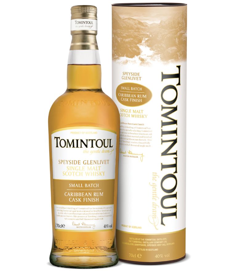 TOMINTOUL CARIBBEAN RUM CASK FINISH 70CL