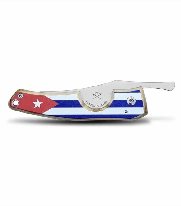 Les Fines Lames Flag Cuba Light Wood Knife