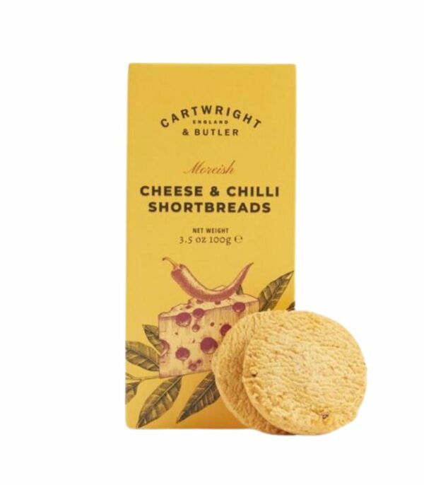 Cartwright and Butler Cheese and Chilli Shortbreads 100g