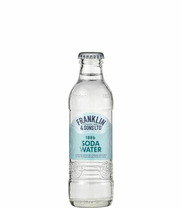 Franklin & Sons Soda Water Bottle 20cl X 24