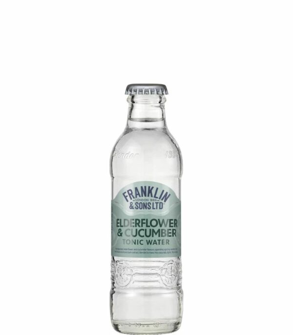 Franklin & Sons Elderflower & Cucmber Tonic Bottle 20cl X 24