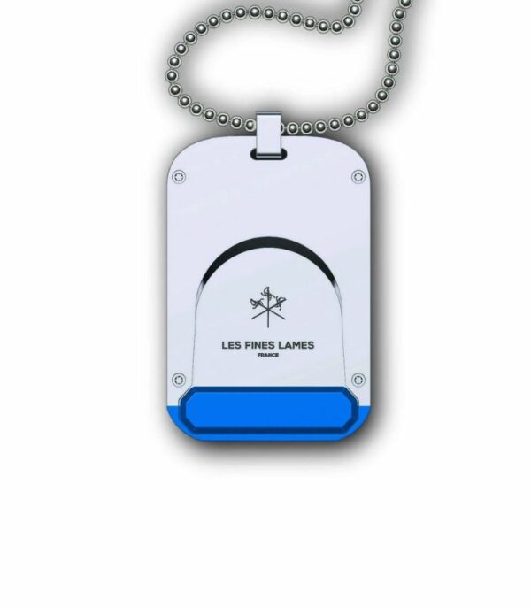 Les Fines Lames LE TAG Double Blade Cigar Cutter Blue