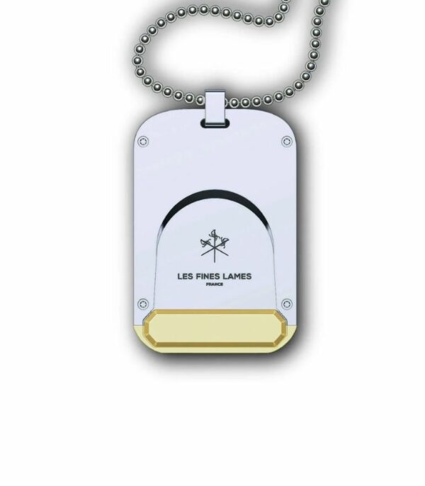 Les Fines Lames LE TAG Double Blade Cigar Cutter Champagne