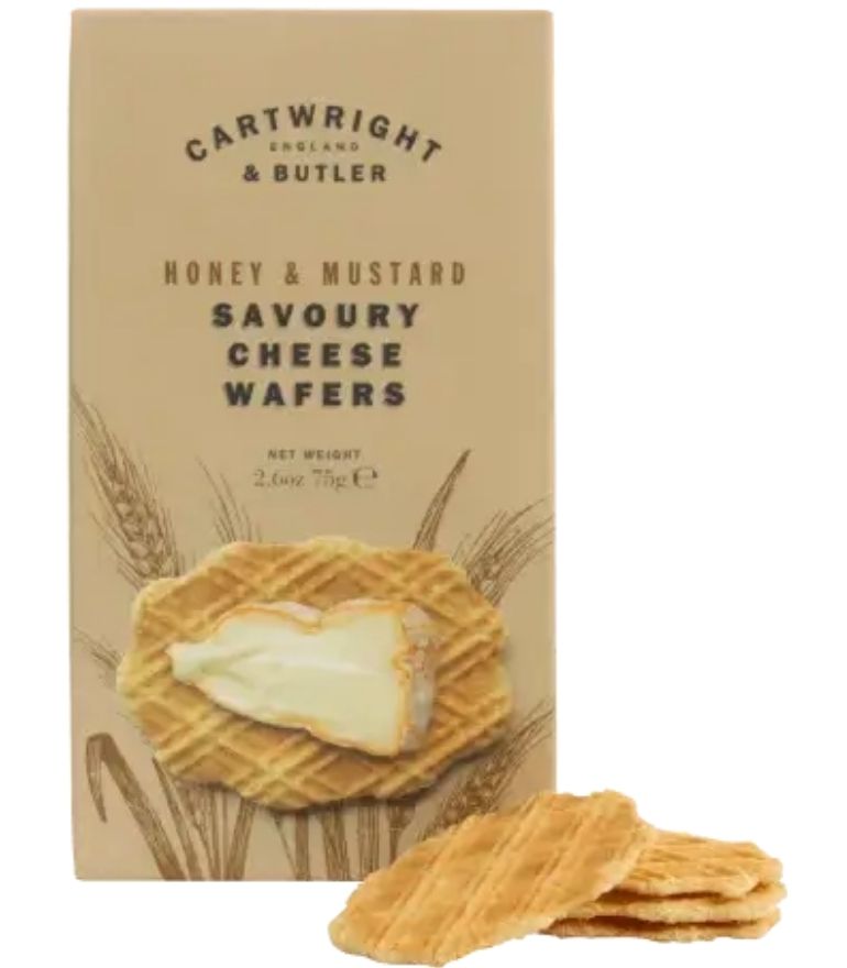 Cartwright and Butler Honey & Mustard Cheese Wafers 75g