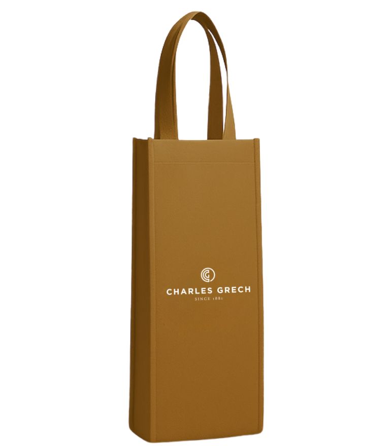 Empty Charles Grech Fabric Bag 1 Bottle
