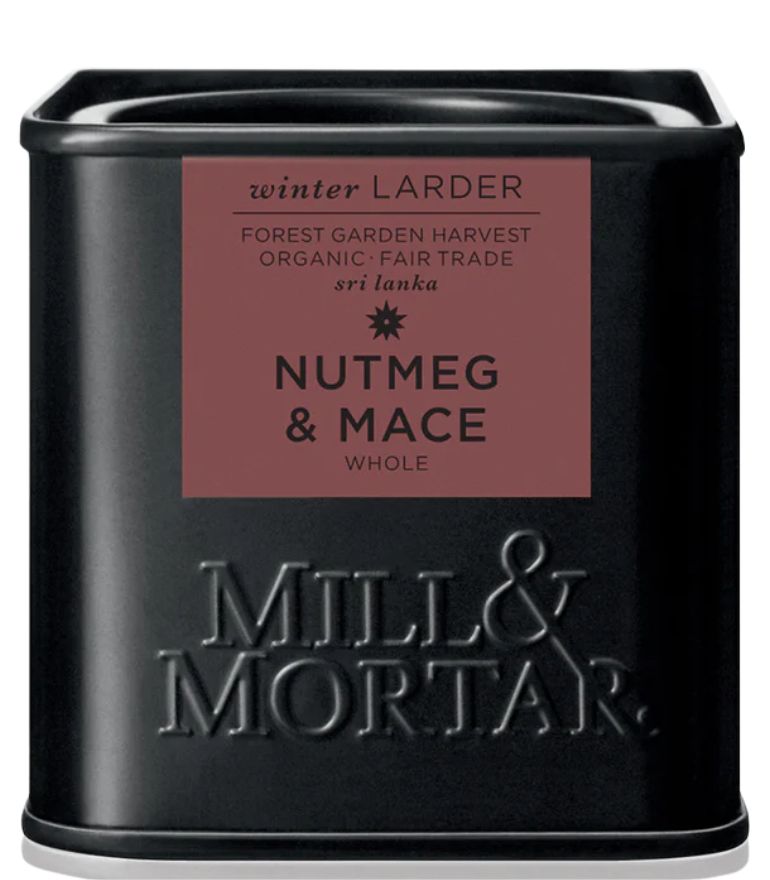 Mill & Mortar Whole Nutmeg & Mace 45g