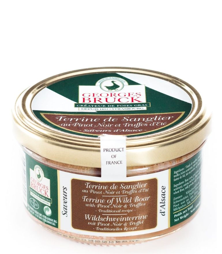 Georges Bruck Wild Boar Terrine with Pinot Noir and Summer Truffles 140g