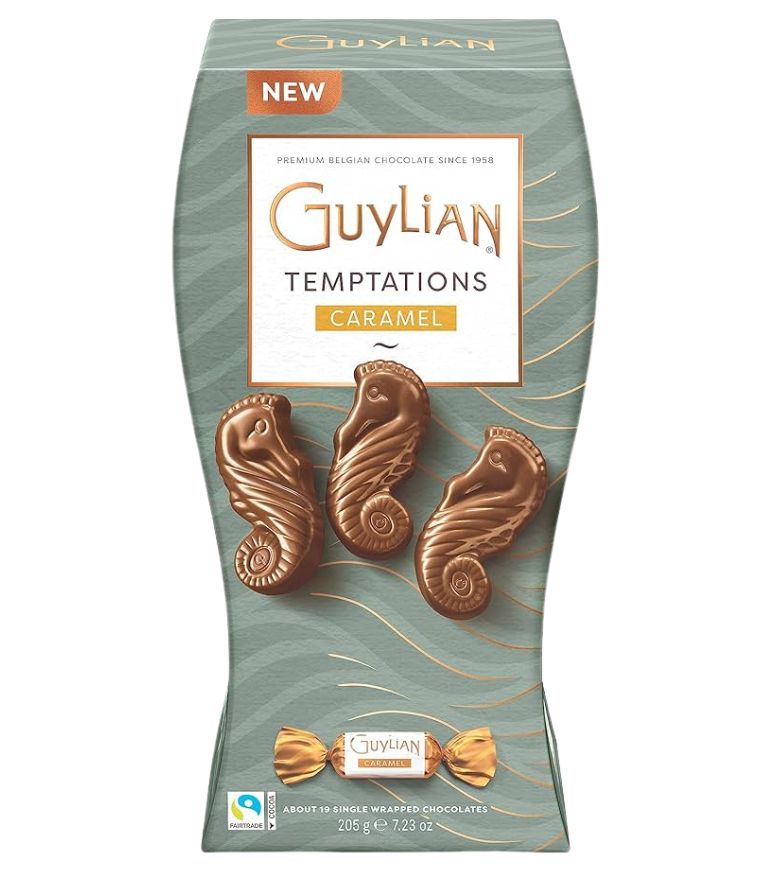 Guylian Belgian Caramel Temptations Curved 250g