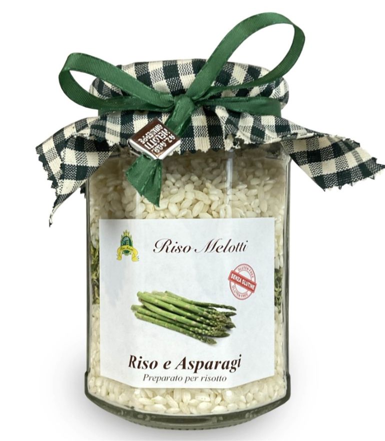 Riso Melotti Rice and Asparagus Mix for Risotto 320g