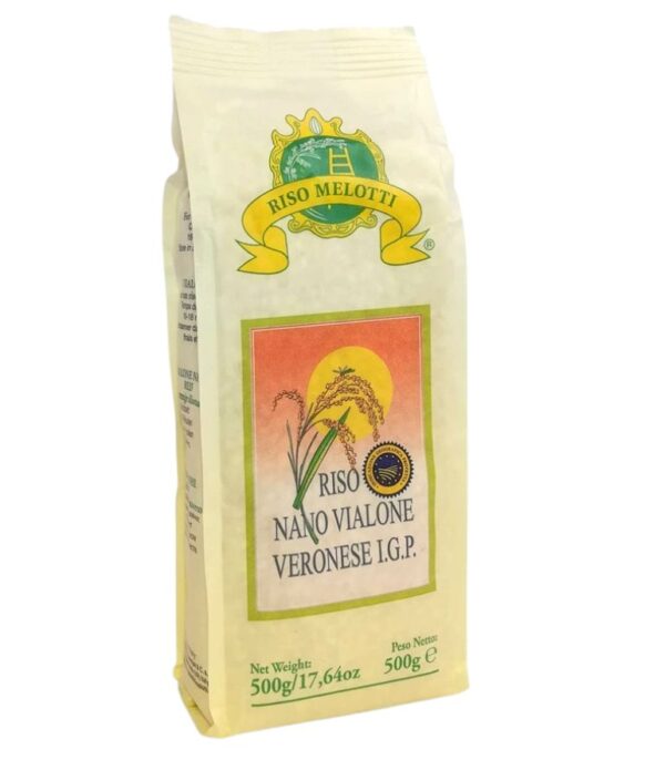 Riso Melotti Nano Vialone Veronese PGI Rice 500g