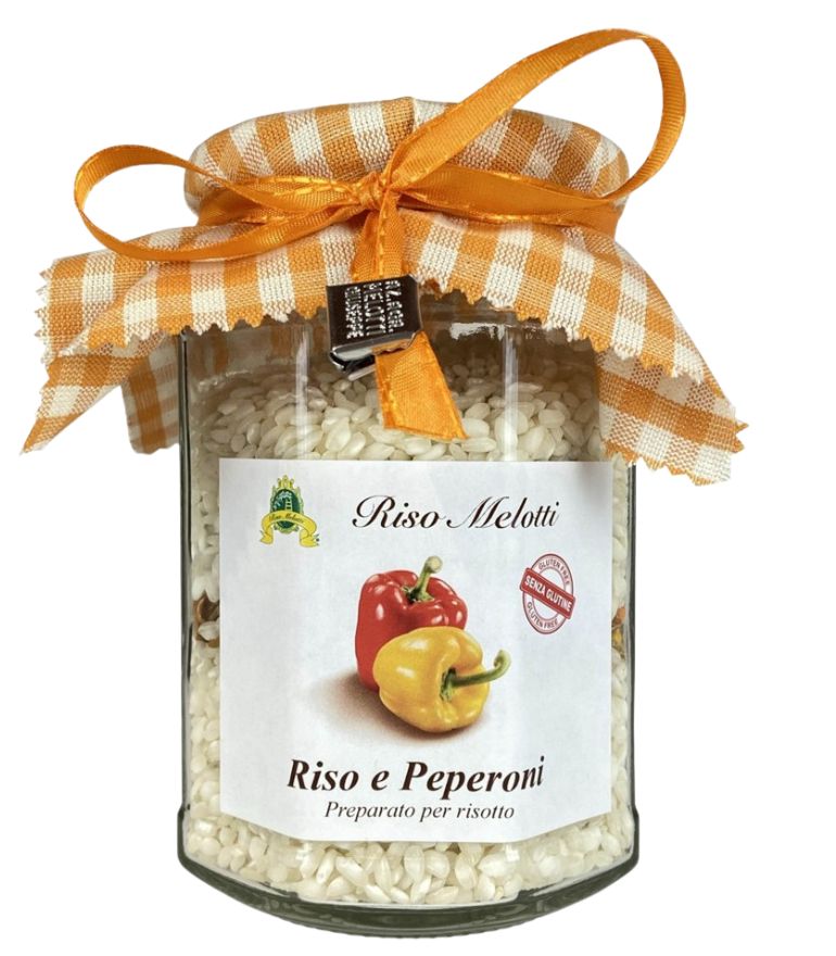 Riso Melotti Rice and Peppers Mix for Risotto 320g