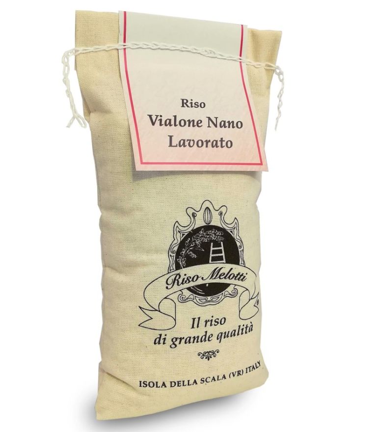 Riso Melotti Vialone Nano Rice 500g Cotton Bag