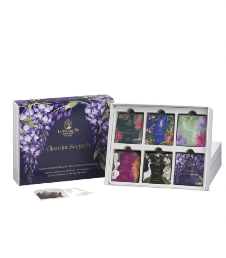La Via Del Te Giardini Segreti Purple Gift Box x30 bags