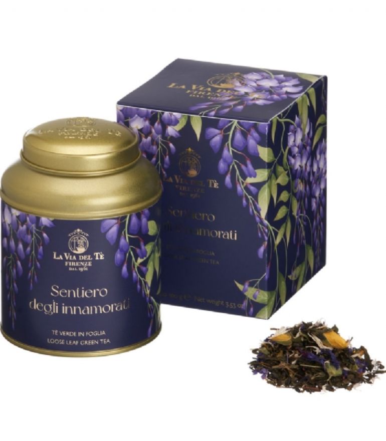 La Via Del Te Sentiero Degli Inna Morati Loose leaf green tea in Tin 100g