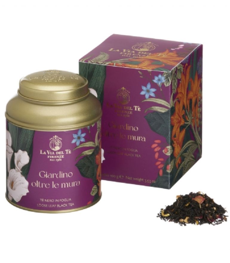 La Via Del Te Giardino Oltre Le Mura Loose leaf black tea in Tin 100g