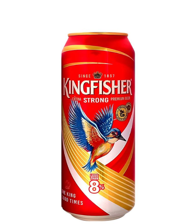Kingfisher Strong Beer 8% Can 24 x 50CL