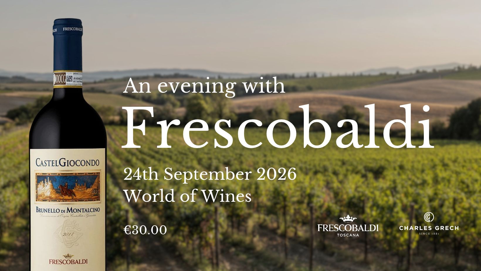 Frescobaldi Wine Tasting 24 September 2026