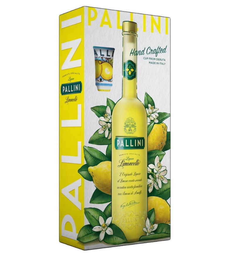 Pallini Limoncello 50cl + 1 Deruta Cup Gift Pack